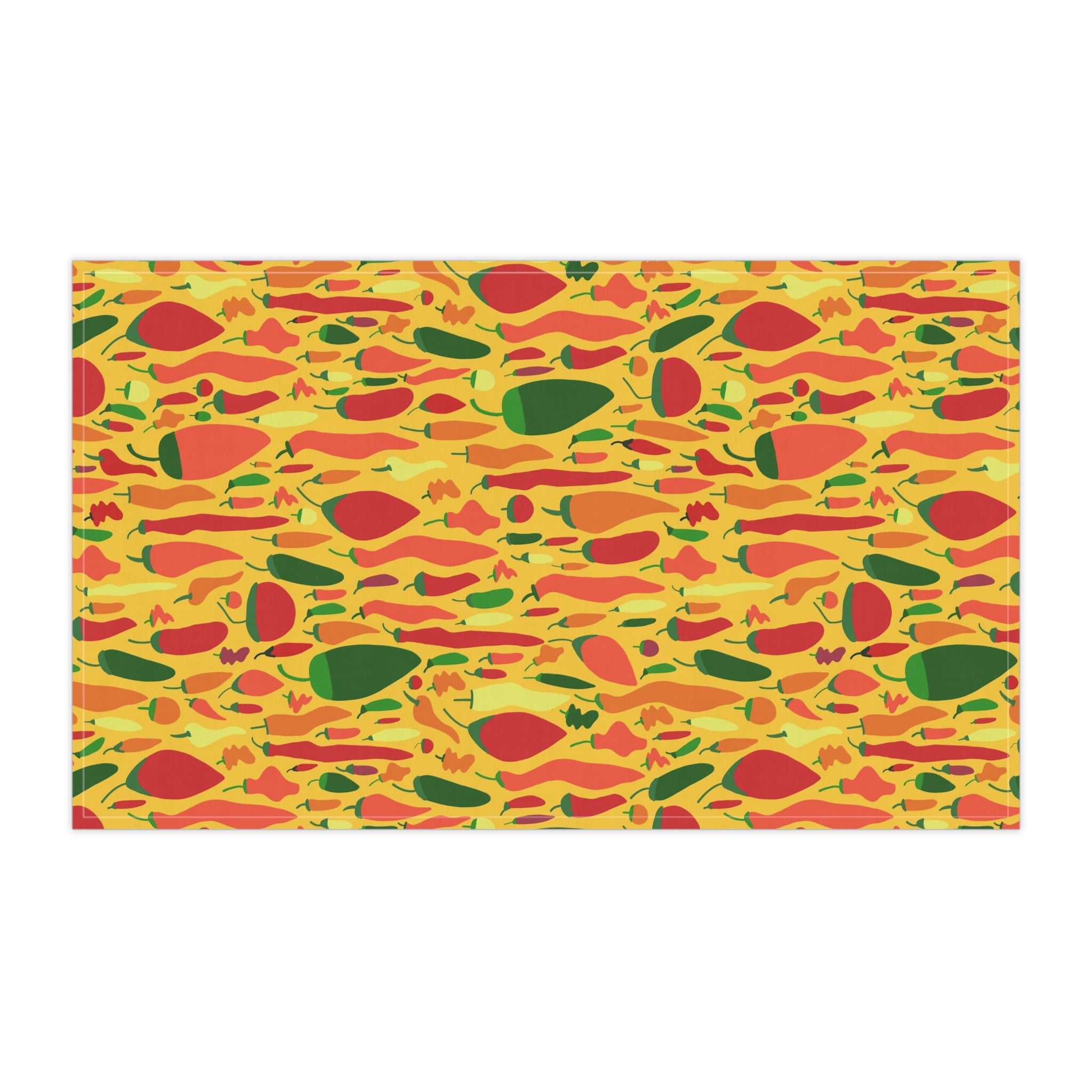 Colorful Chili Pepper Tea Towel – Cotton or Polyester