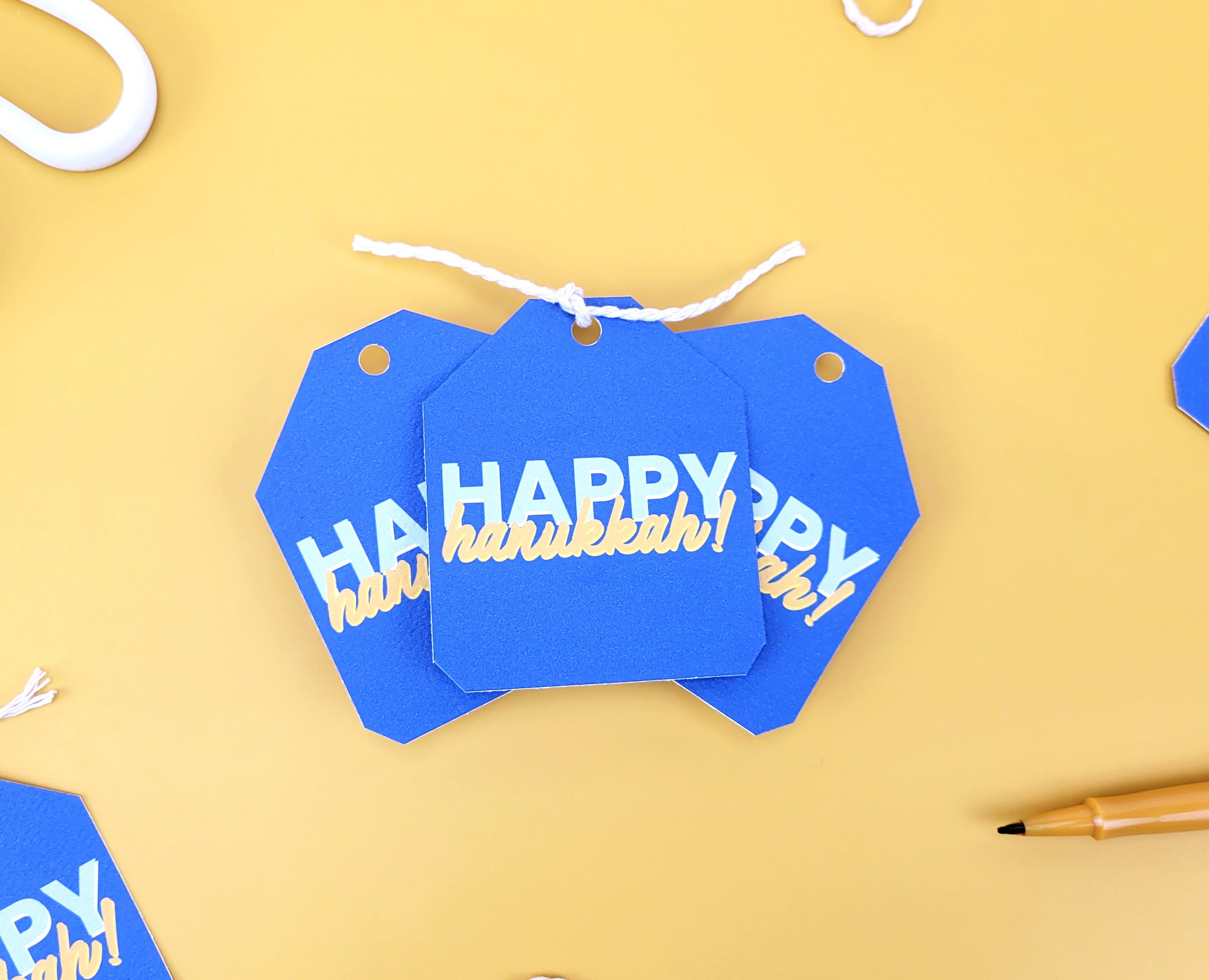 Happy Hanukkah Gift Tags