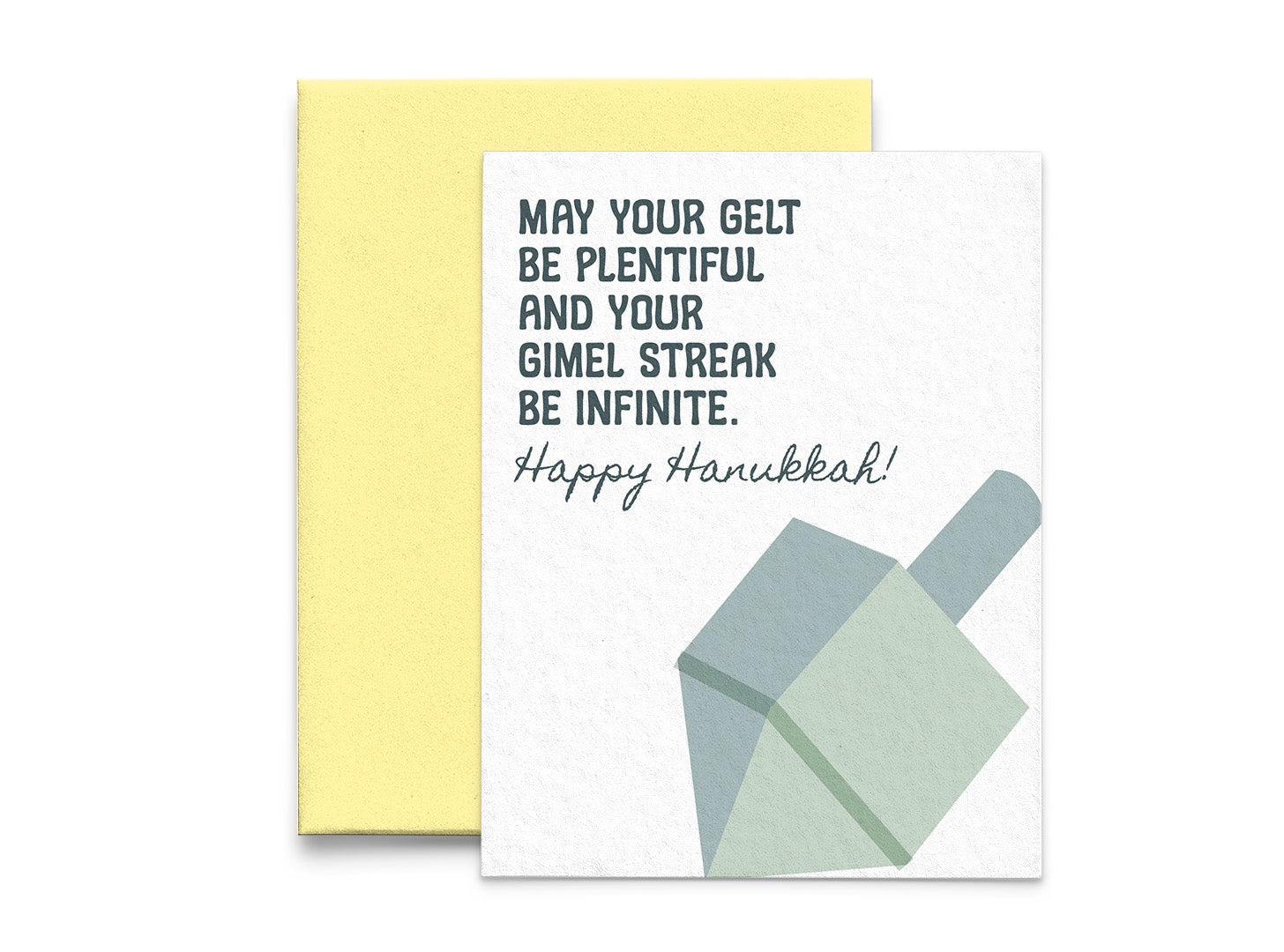 Gimel Streak Funny Hanukkah Card