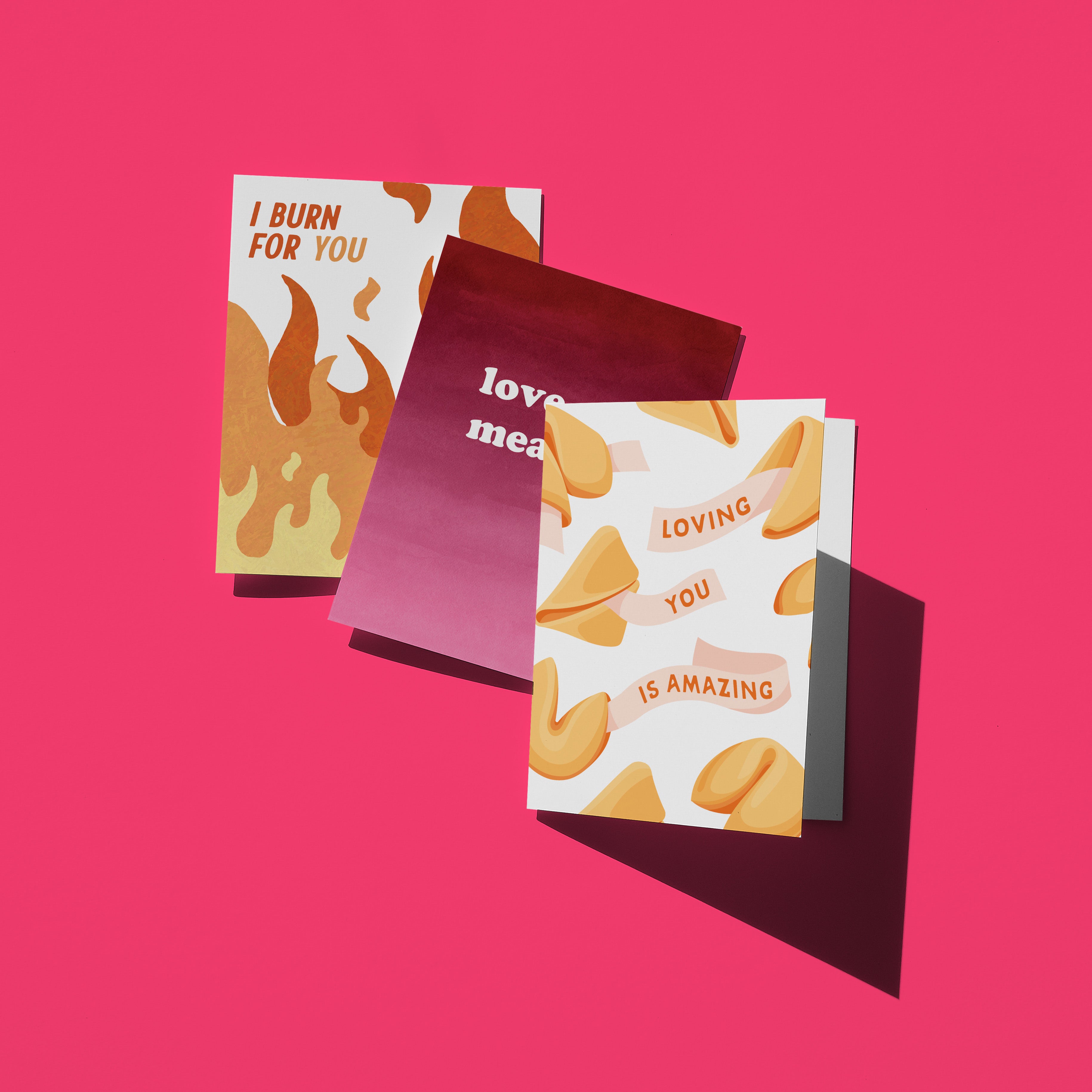 Loving You Is Amazing Fortune Cookie Love Card