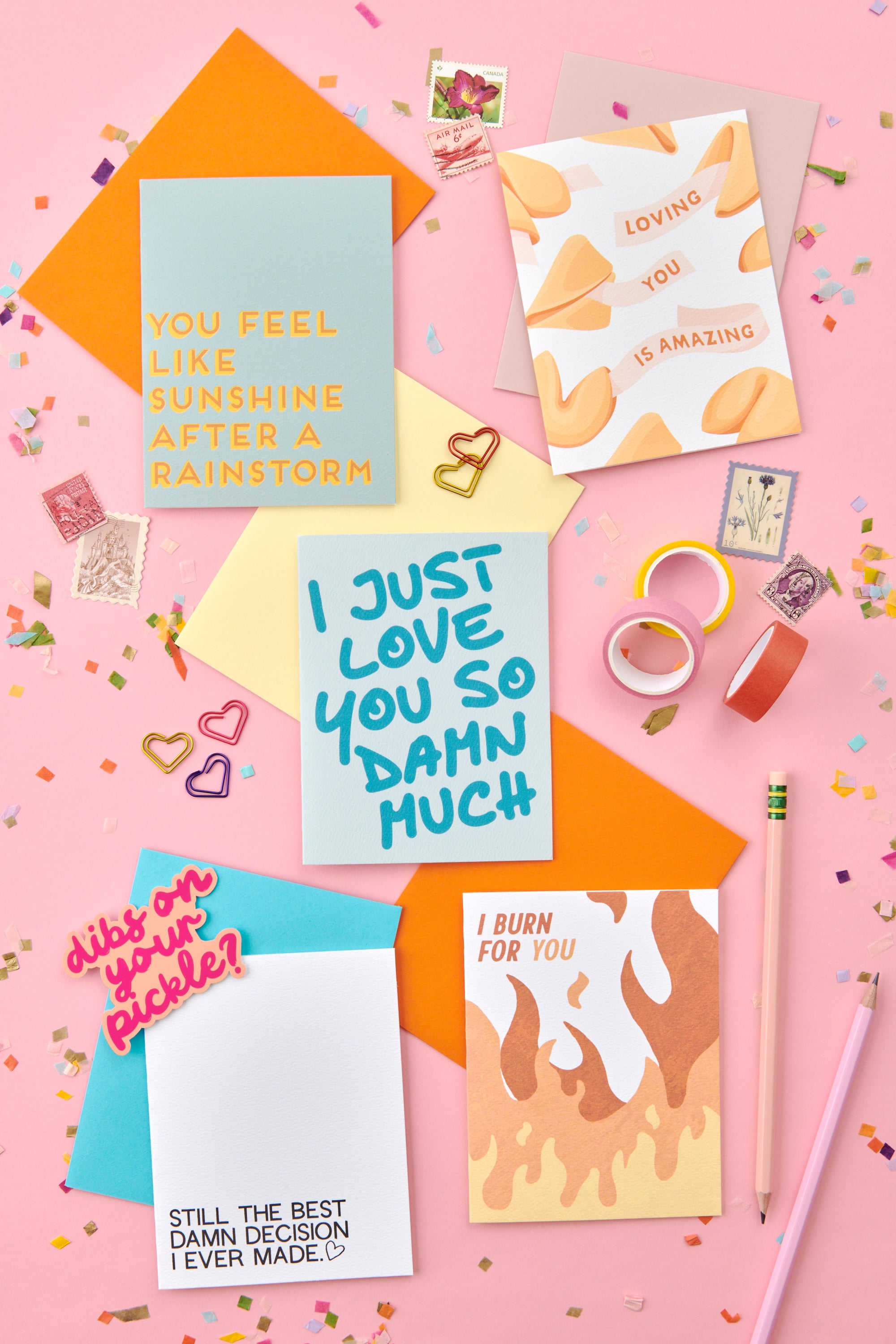 Loving You Is Amazing Fortune Cookie Love Card