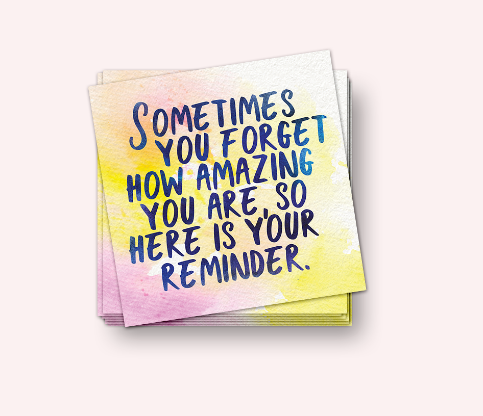 Sometimes You Forget Inspirational Vinyl Sticker