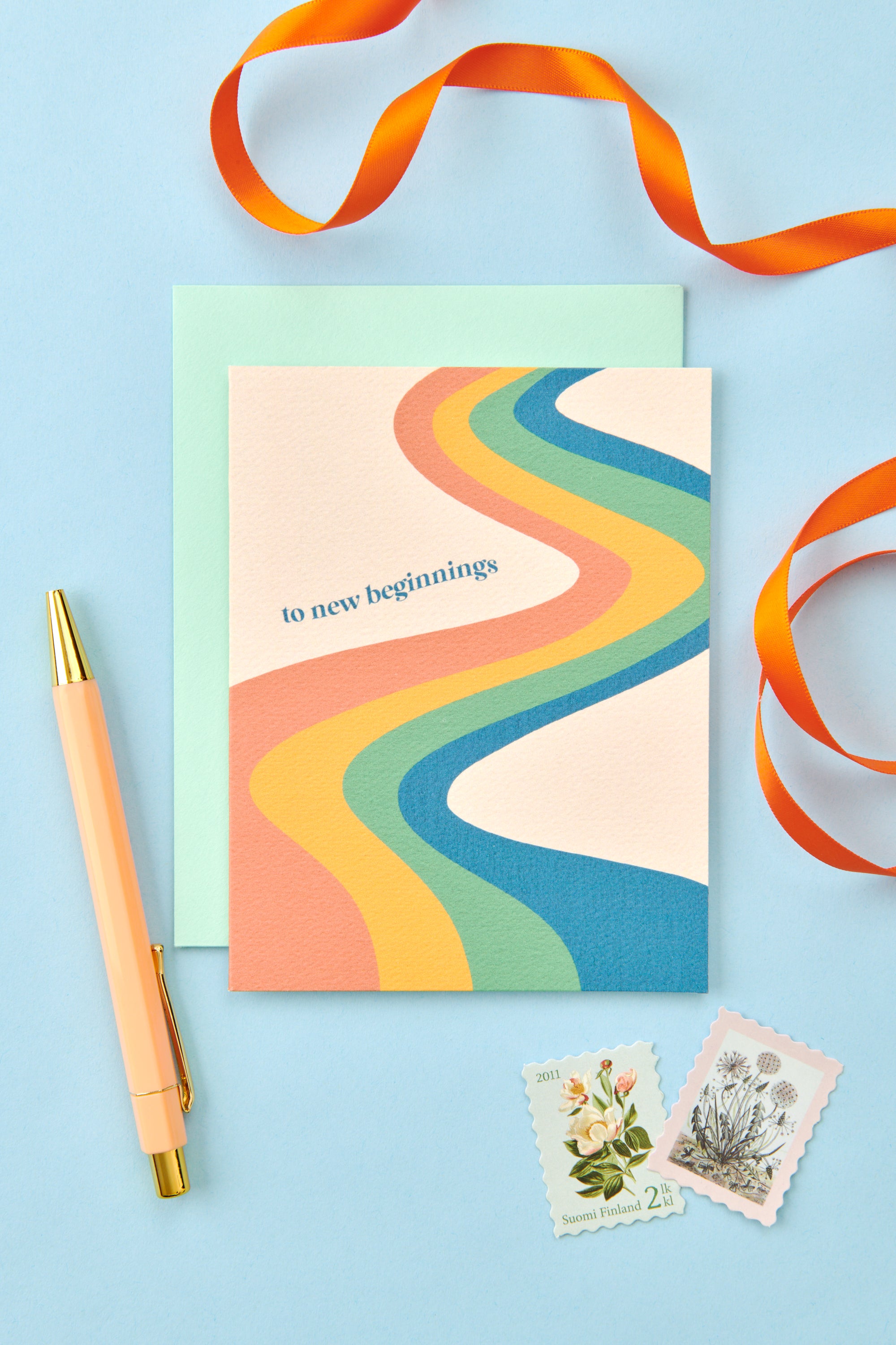 To New Beginnings Congratulations Greeting Card