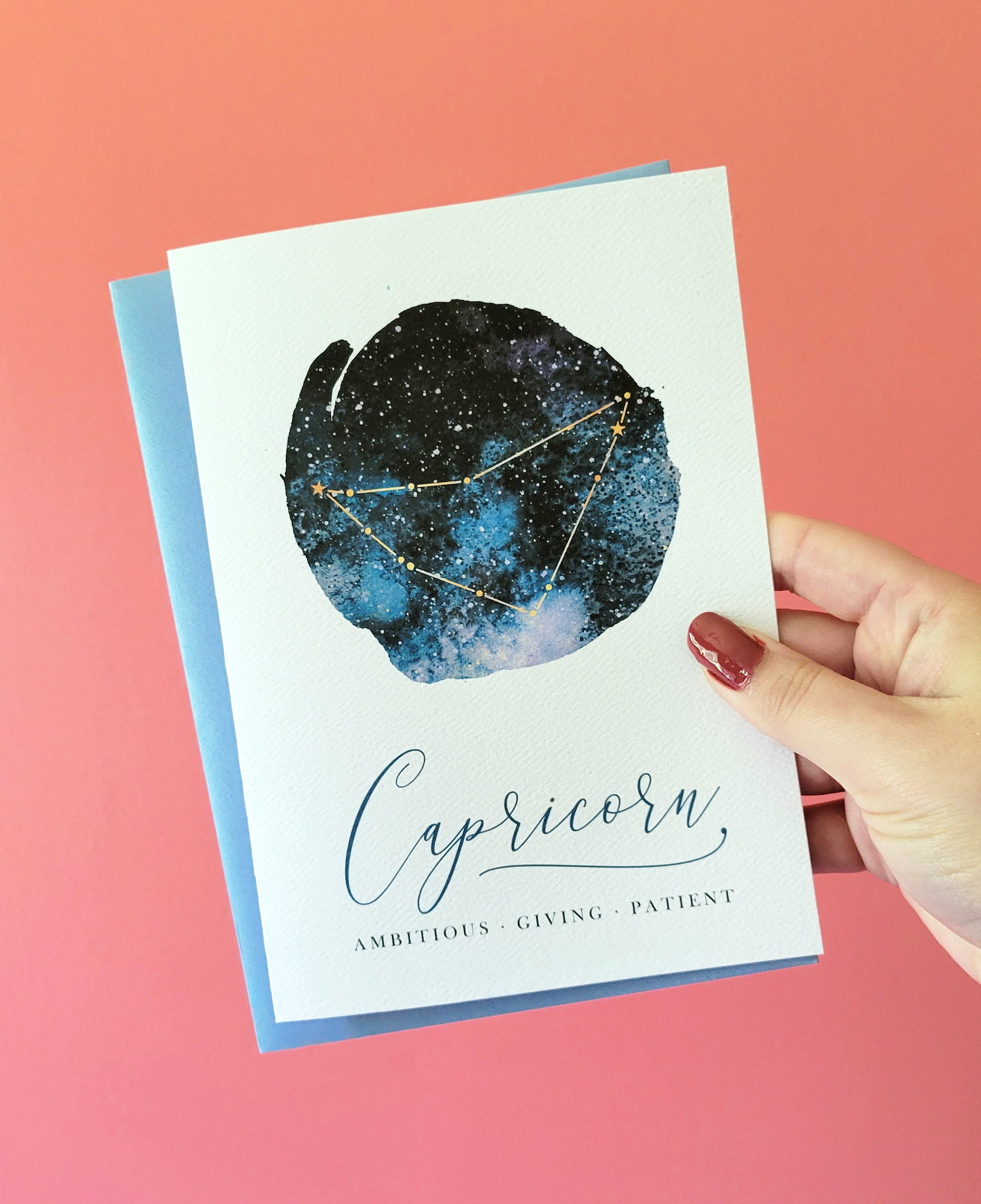 Capricorn Zodiac Sign Birthday Card - Second Chance Cards