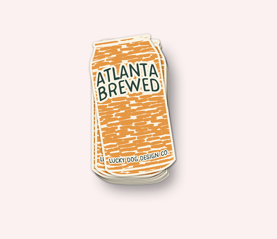 Atlanta Brewed Vinyl Sticker