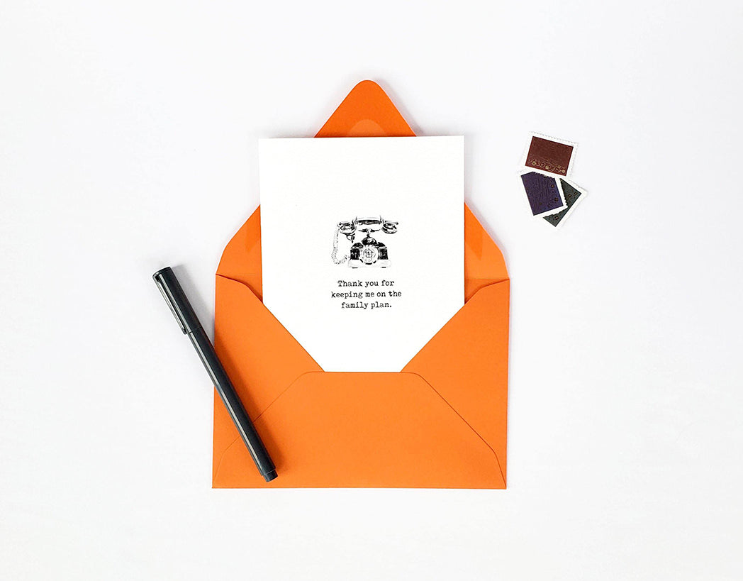 Photo of the Family Plan Father's Day Card by Lucky Dog Design Co.