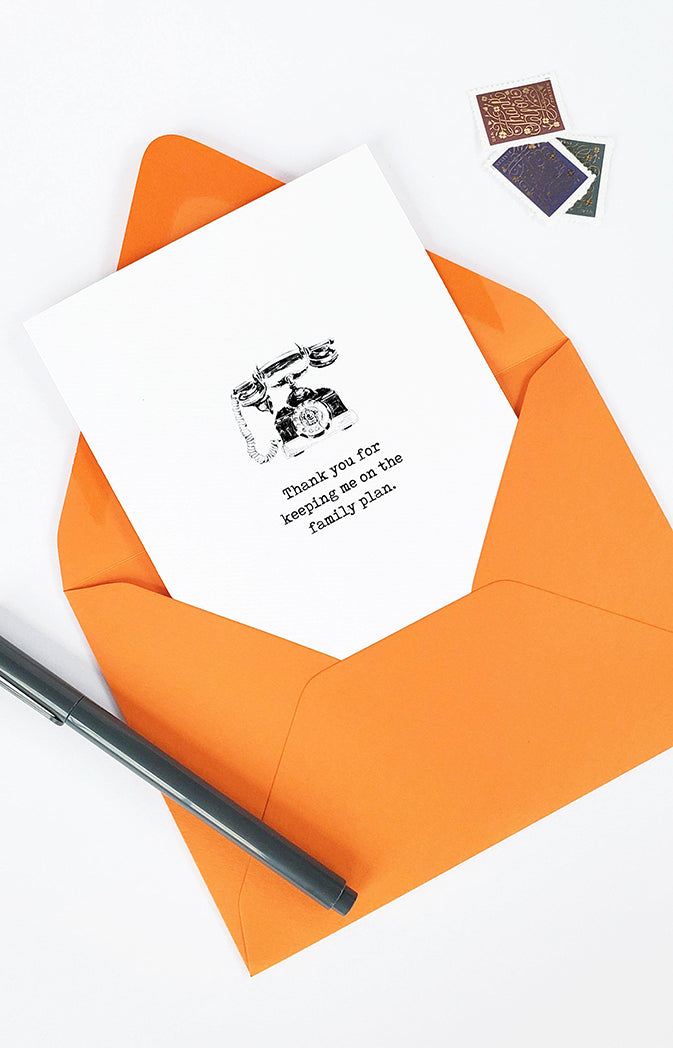 Photo of the Family Plan Father's Day Card by Lucky Dog Design Co.