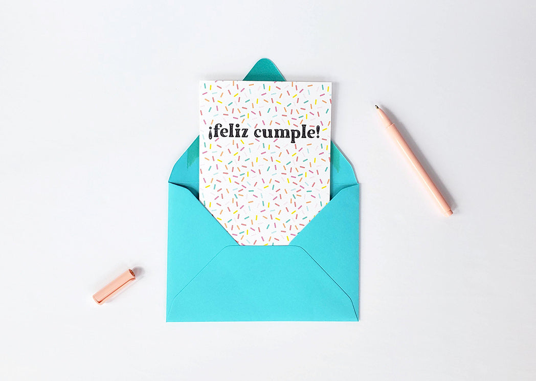 Photo of the ¡Feliz Cumple! Birthday Card by Lucky Dog Design Co.