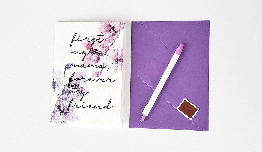 Photo of the First My Mama Mother's Day Card by Lucky Dog Design Co.