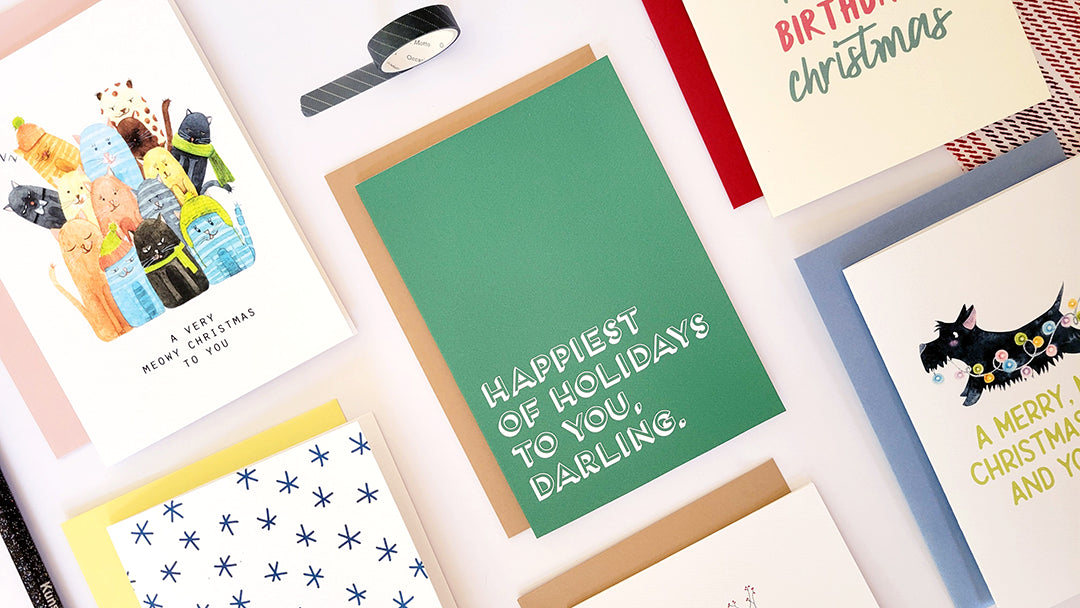 Happiest of Holidays to You, Darling, Holiday Card - 5x7