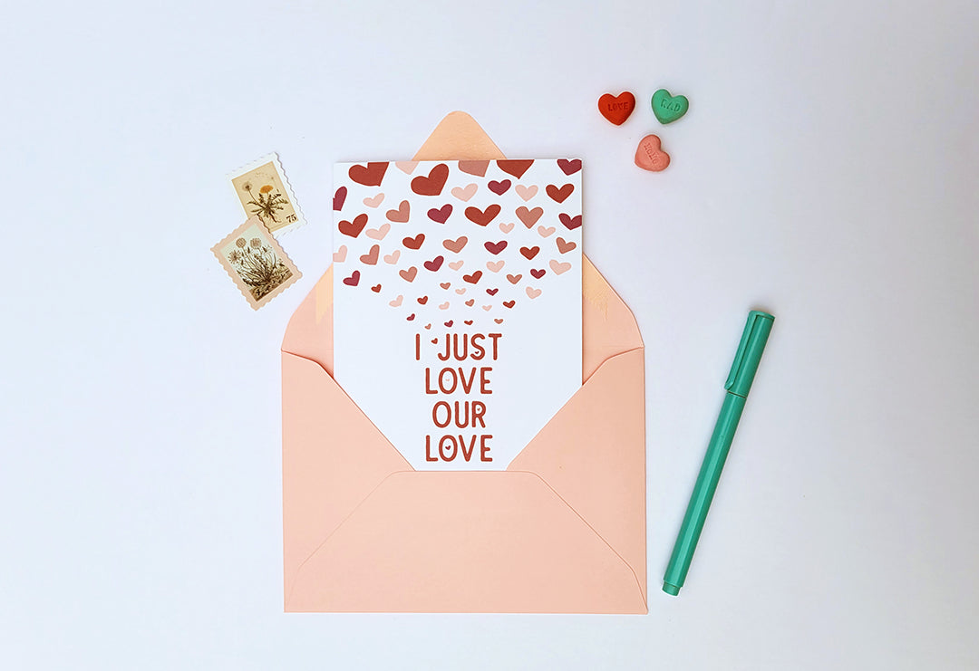 I Just Love Our Love Greeting Card