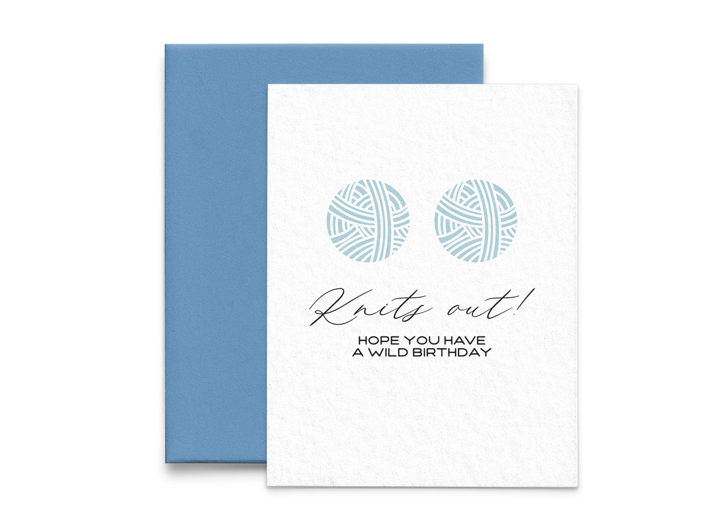 Knits Out! Birthday Card - 5x7
