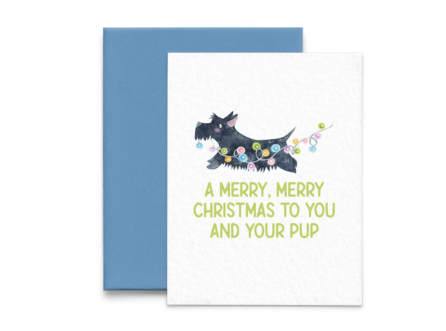 Merry Christmas to You and Your Pup Christmas Card