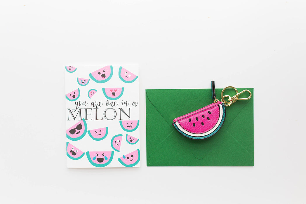 Photo of the One in a Melon Thank You Card by Lucky Dog Design Co.
