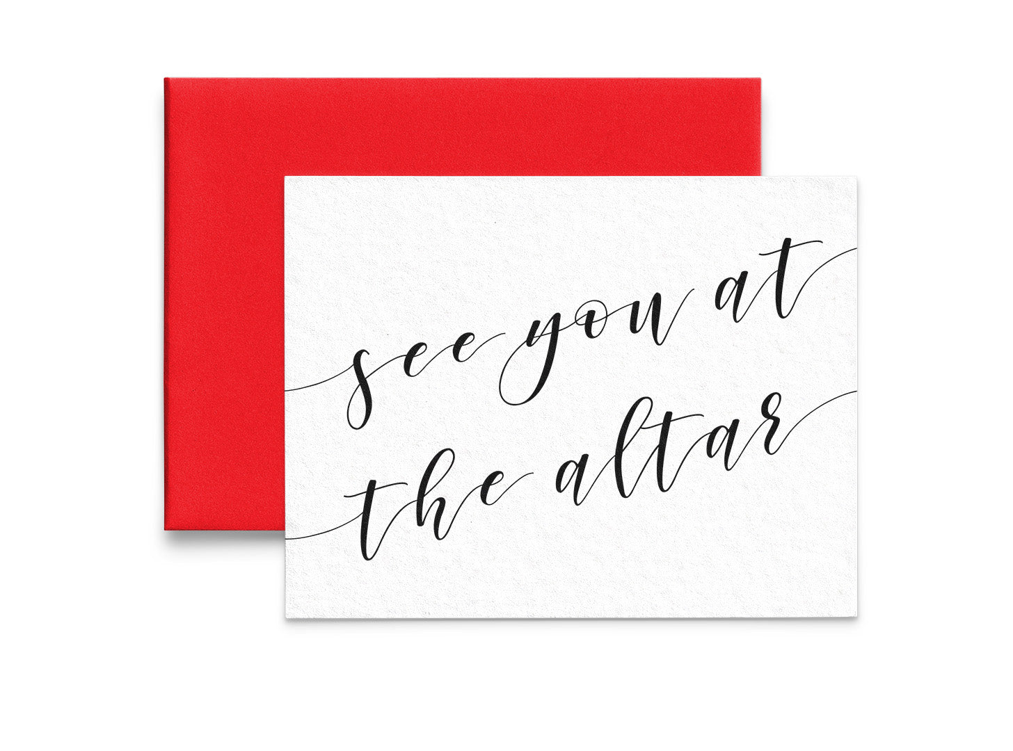 See You At the Altar Card for the Night Before Your Wedding - 5x7