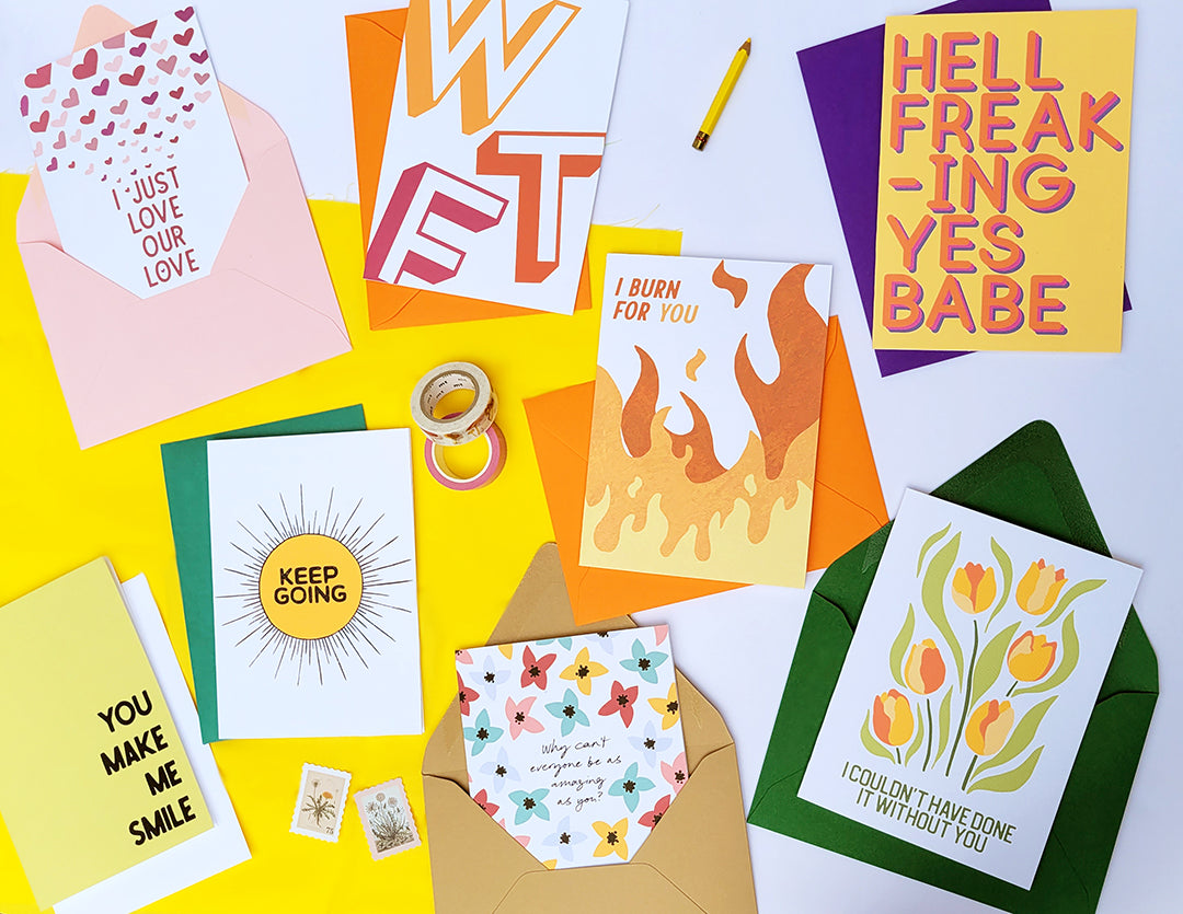 You Make Me Smile Thinking of You Greeting Card