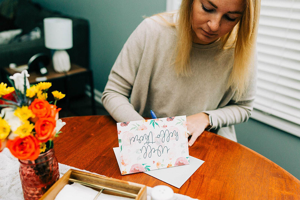 Photo of the Well Hello There Just Because Greeting Card by Lucky Dog Design Co.