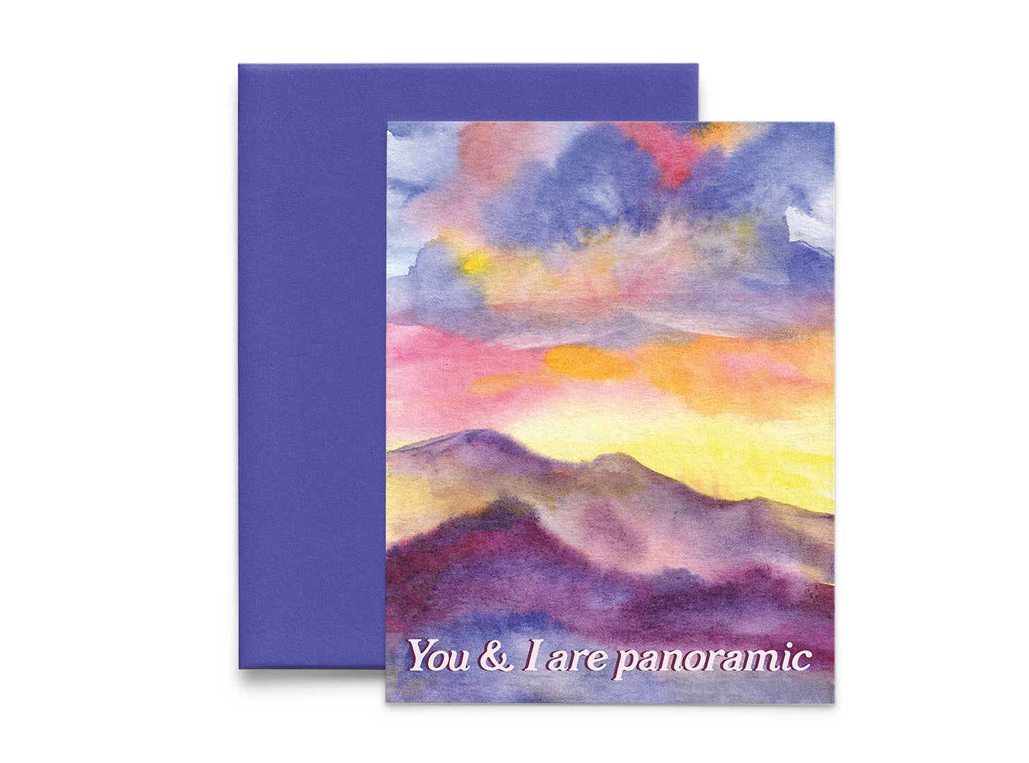 You & I Are Panoramic Love Greeting Card - 5x7