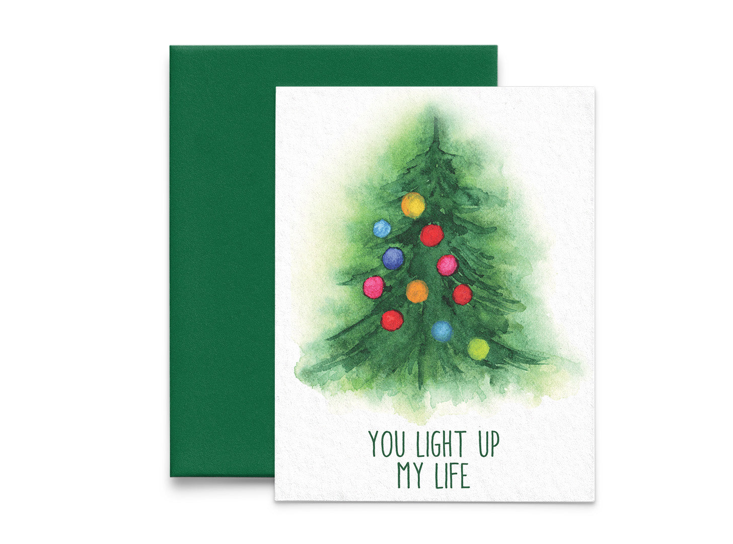 You Light Up My Life Holiday Card - 5x7