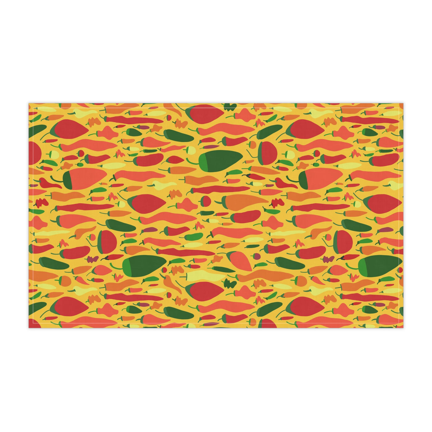 Colorful Chili Pepper Tea Towel – Cotton or Polyester