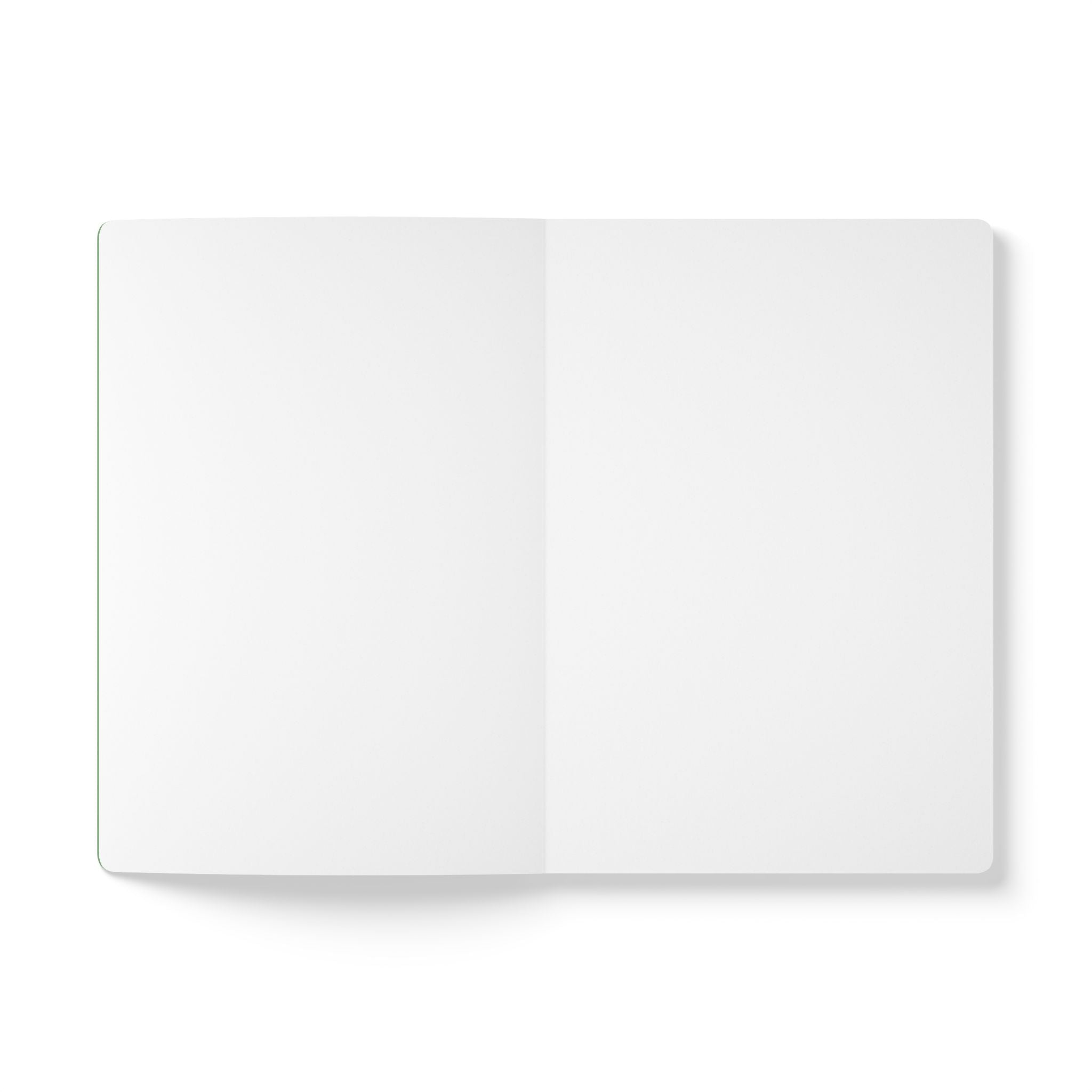 Peach Floral Softcover Journal – 5.75x8 Lined Notebook