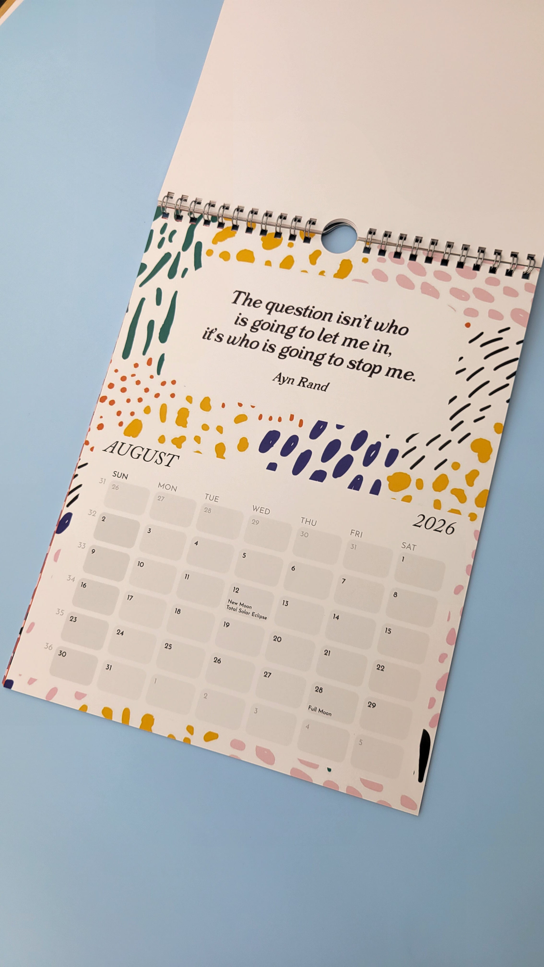 Happiness & Women Empowerment 2026 12-Month Wall Calendar