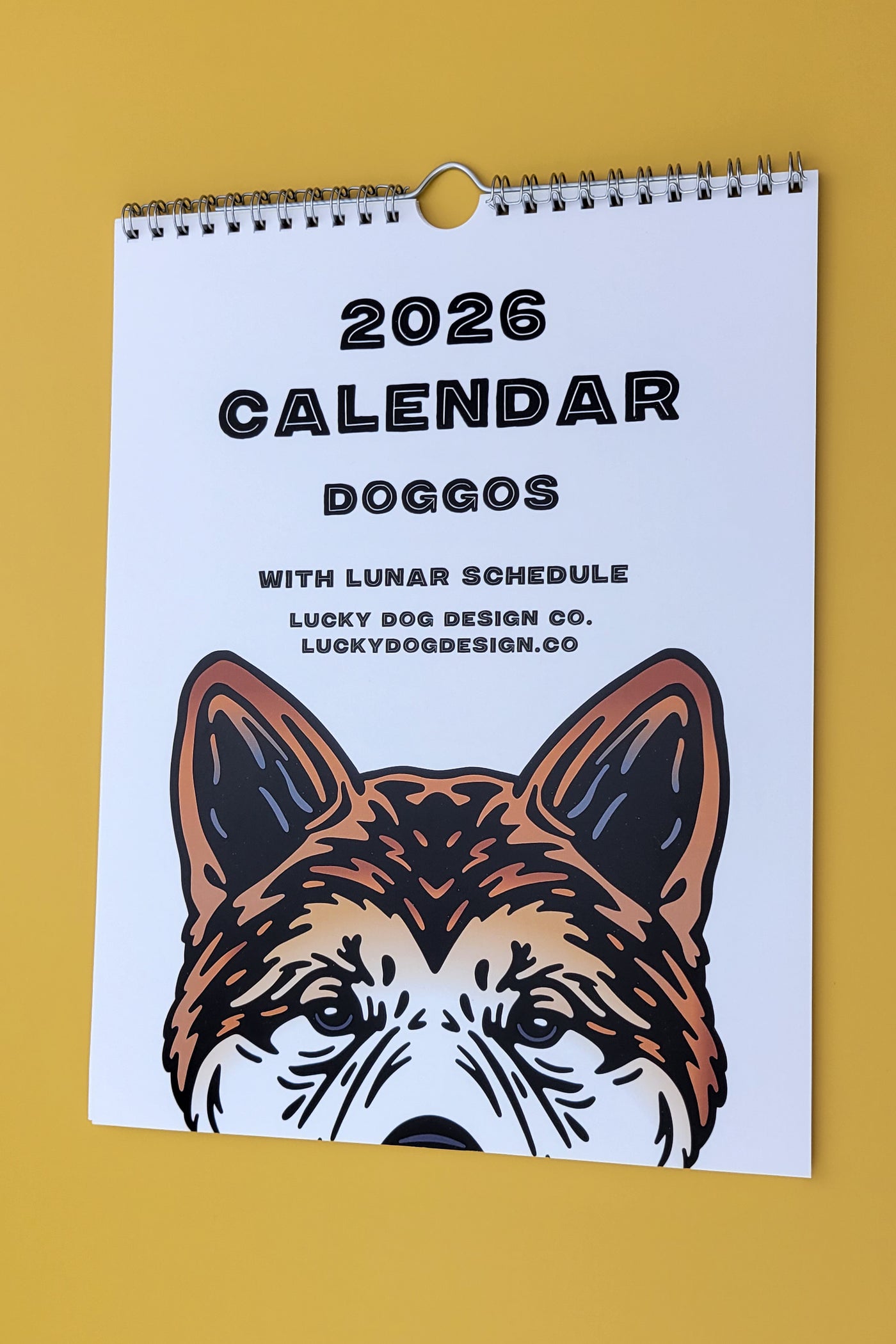 Doggos 2026 12-Month Wall Calendar