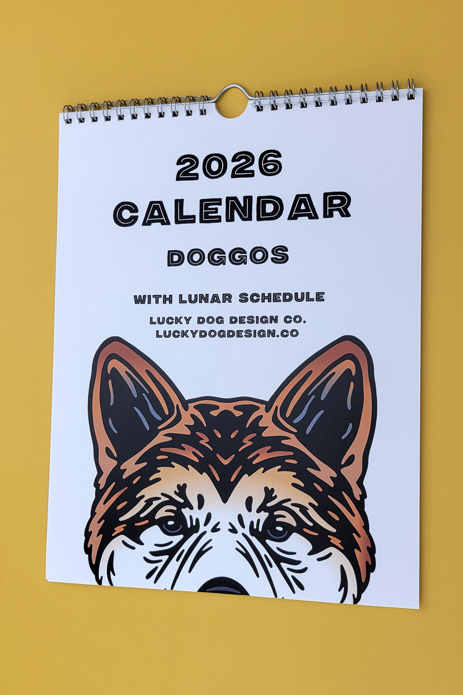 Doggos 2026 12-Month Wall Calendar