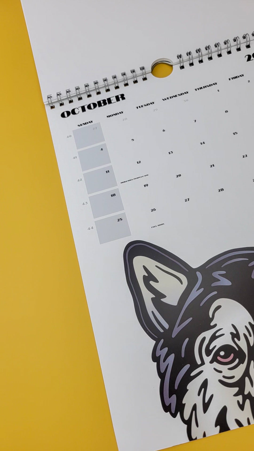 Doggos 2026 12-Month Wall Calendar