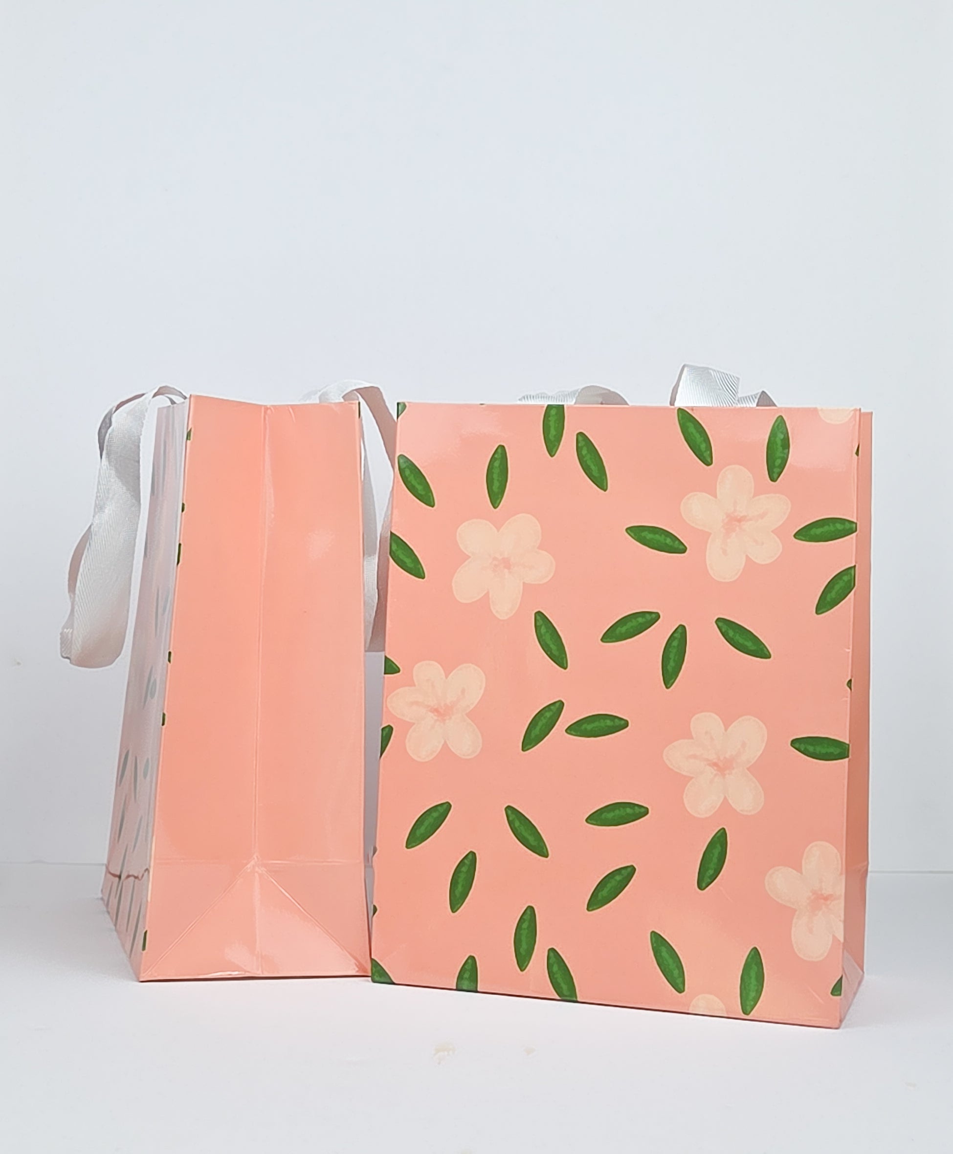 PRE-ORDER: Peach Flower Gift Bag
