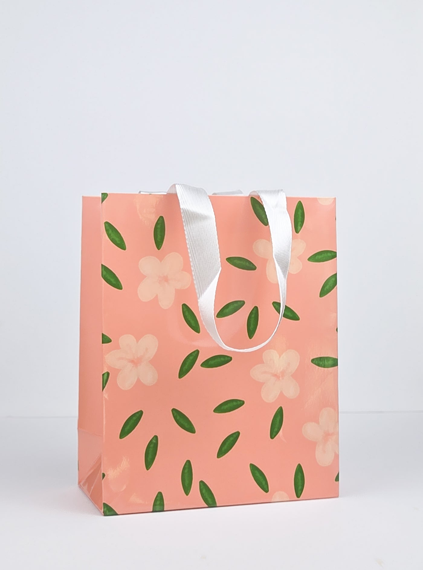 PRE-ORDER: Peach Flower Gift Bag