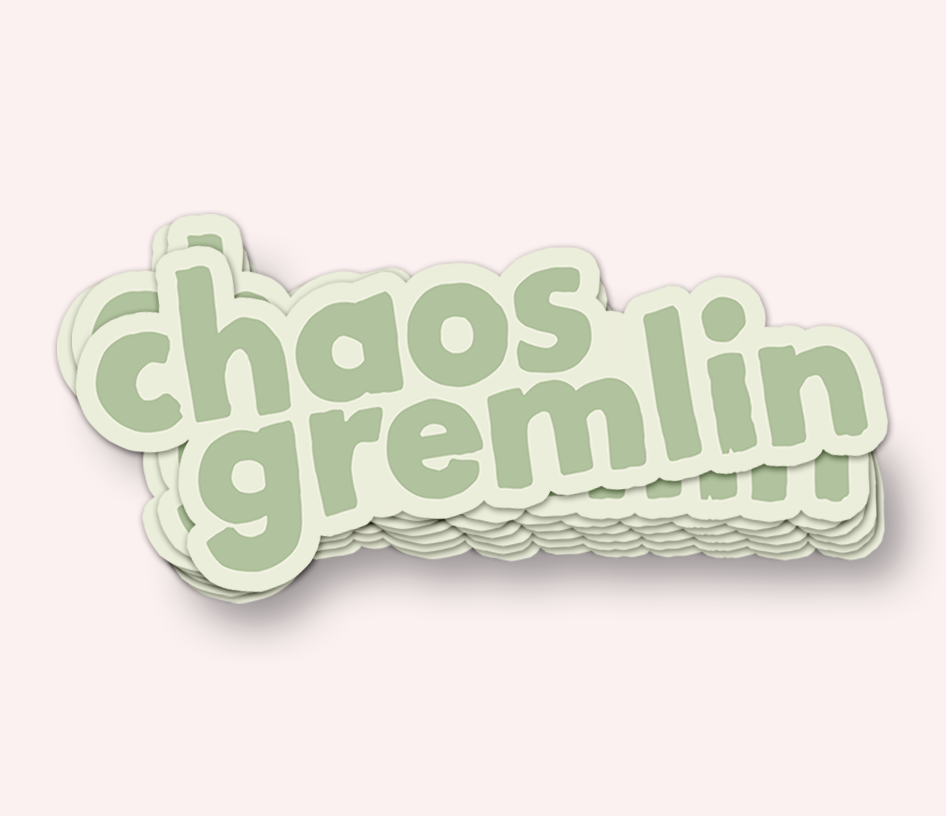 Chaos Gremlin Vinyl Sticker