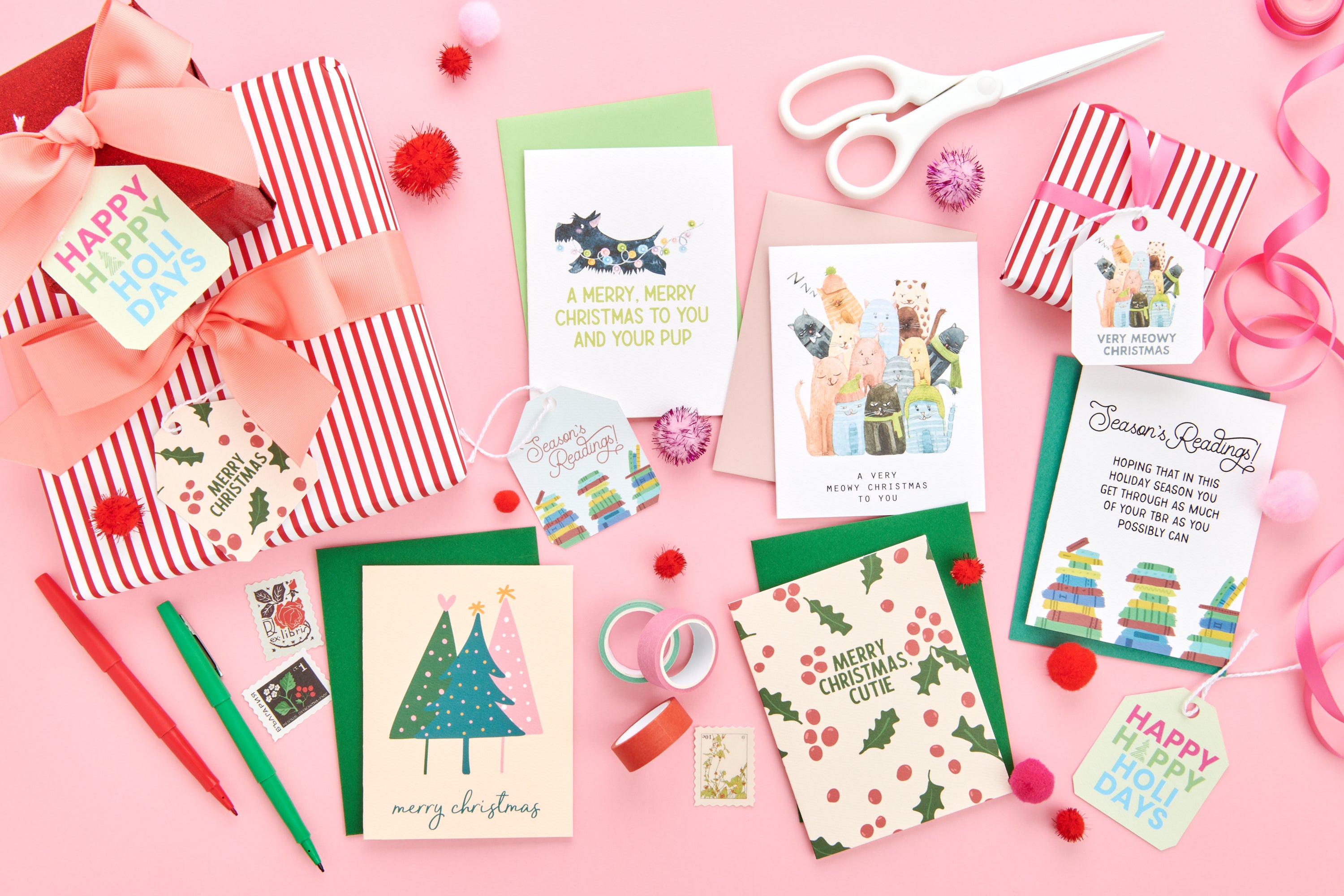 Season's Readings Holiday Gift Tags