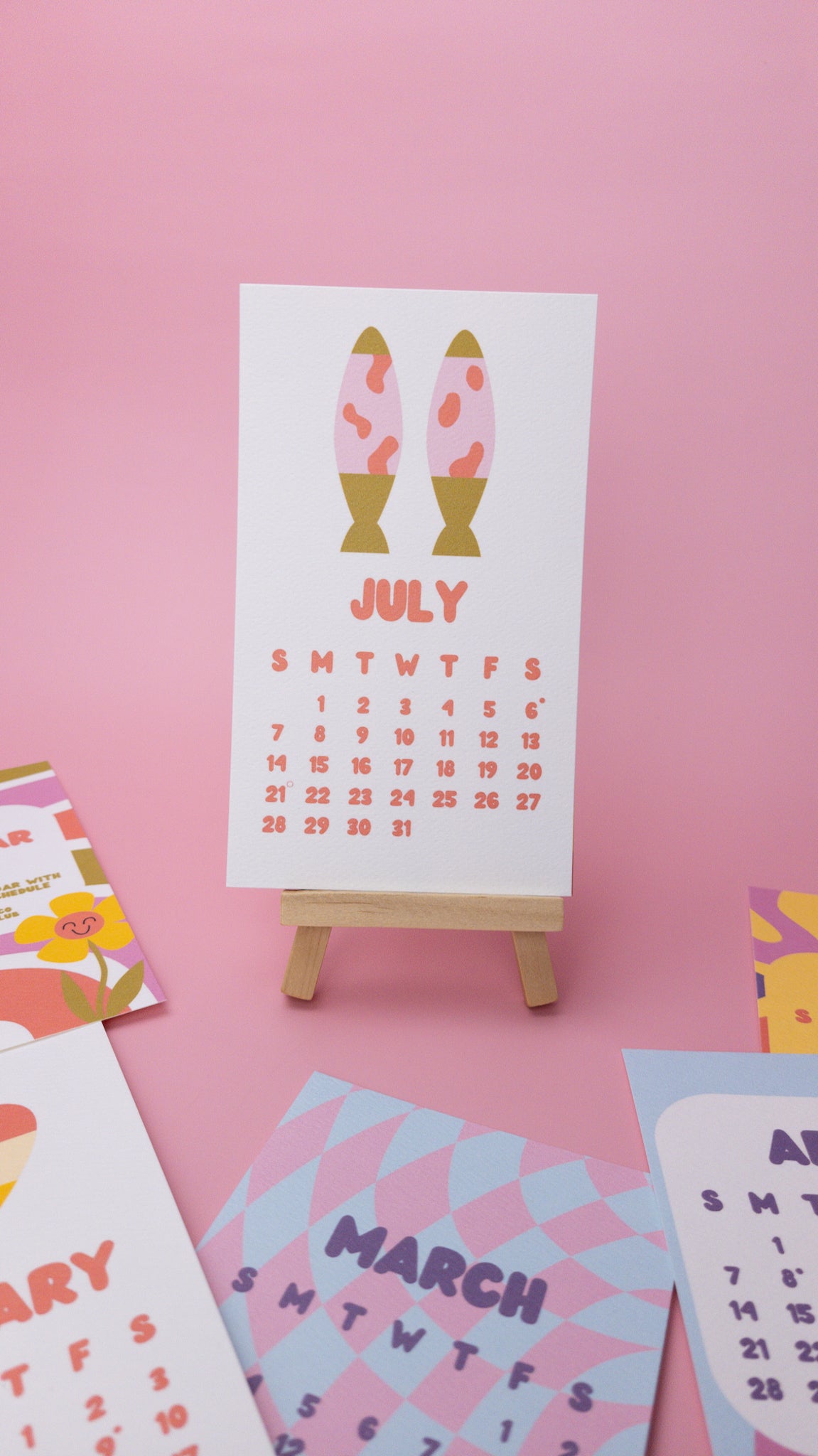 Groovy Baby 2024 Desk Calendar