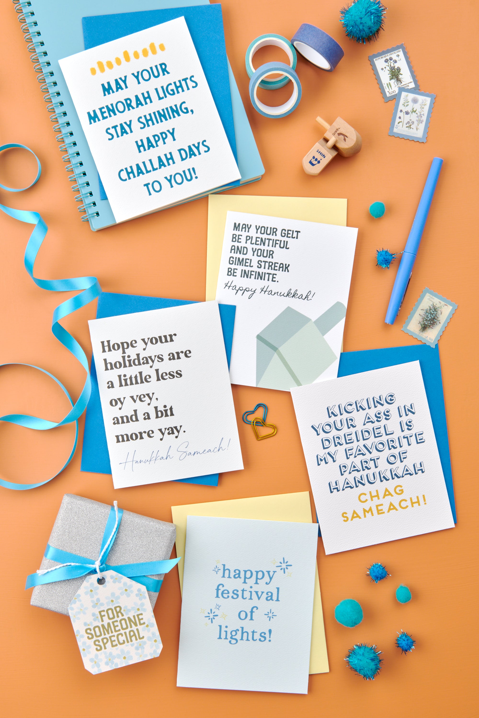 Oy Vey Hanukkah Card