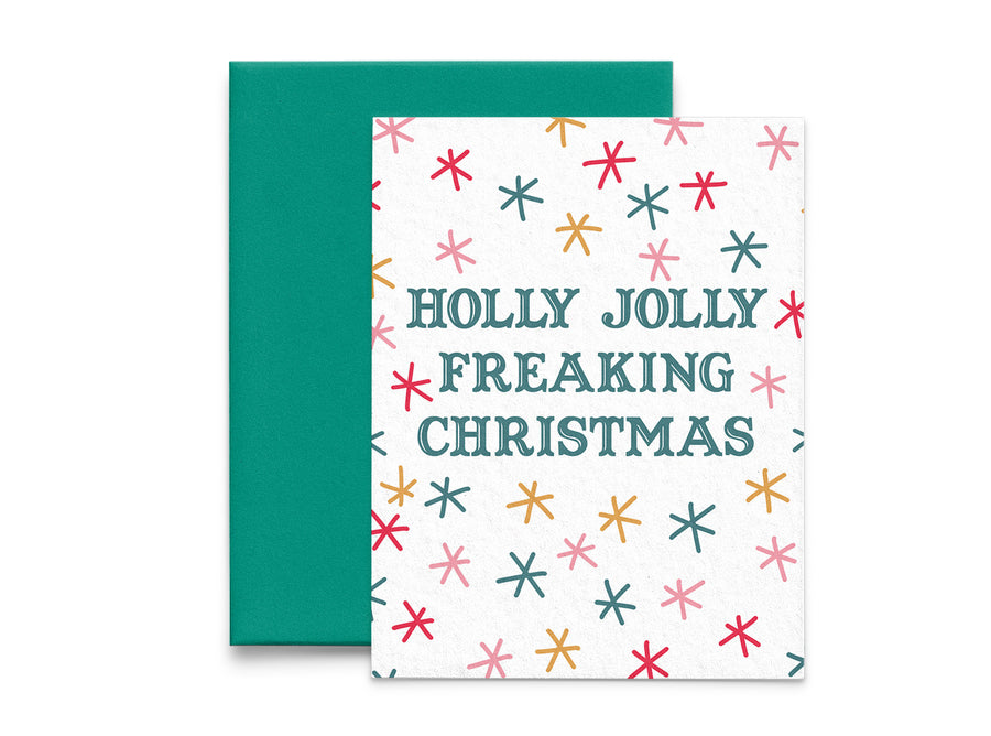 Holly Jolly Freaking Christmas Card