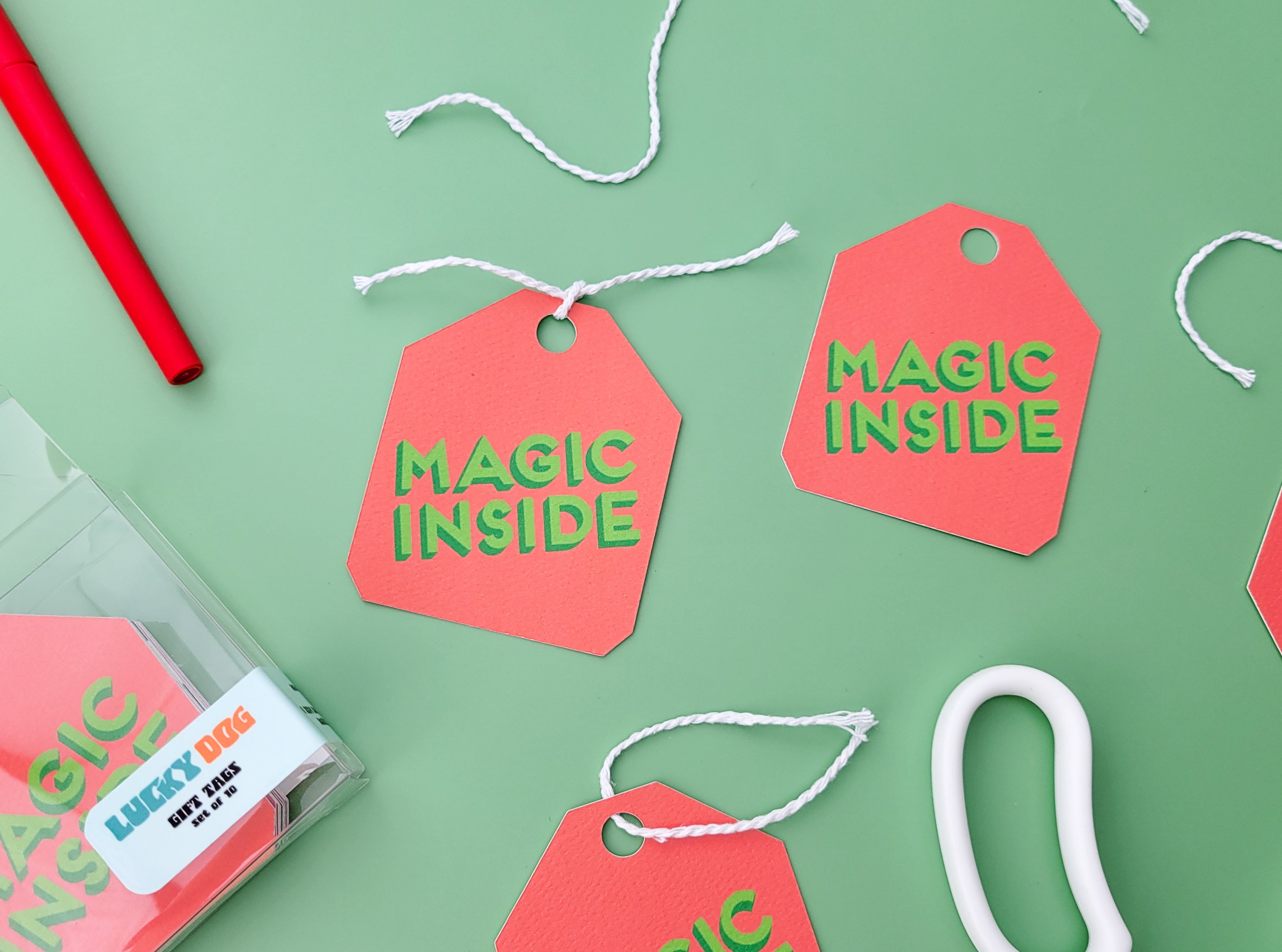 Magic Inside Christmas Gift Tags (Set of 10)