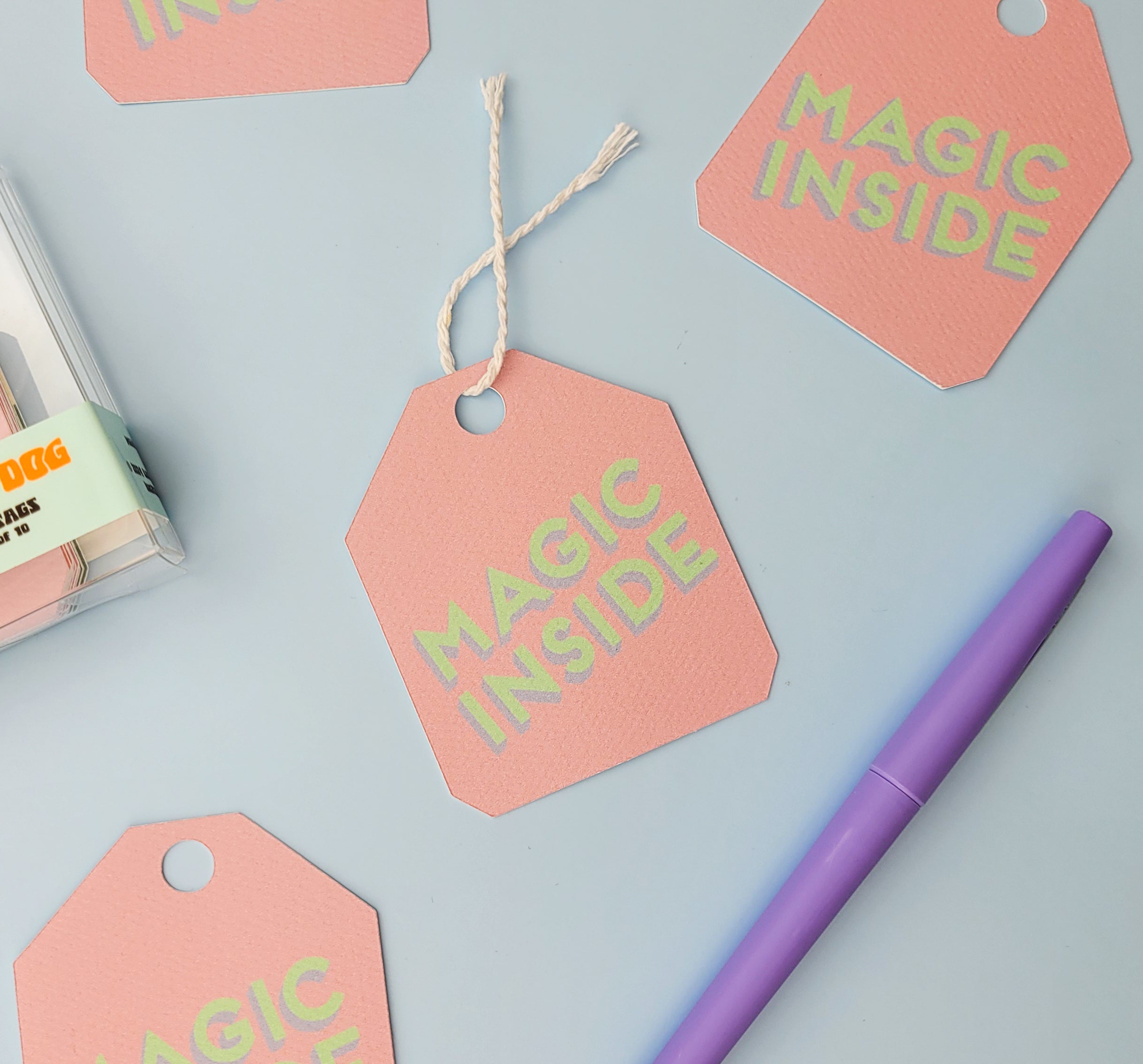 Magic Inside Unicorn Congratulations Gift Tags (Set of 10)
