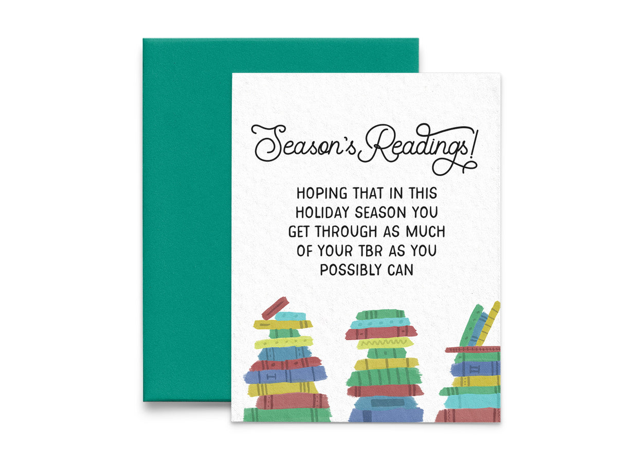 Bookish Holiday Gifting Bundle | Season's Readings Bag, Card & Gift Tag Set