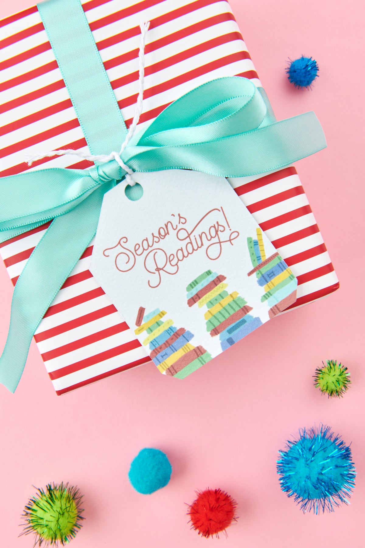 Bookish Holiday Gifting Bundle | Season's Readings Bag, Card & Gift Tag Set