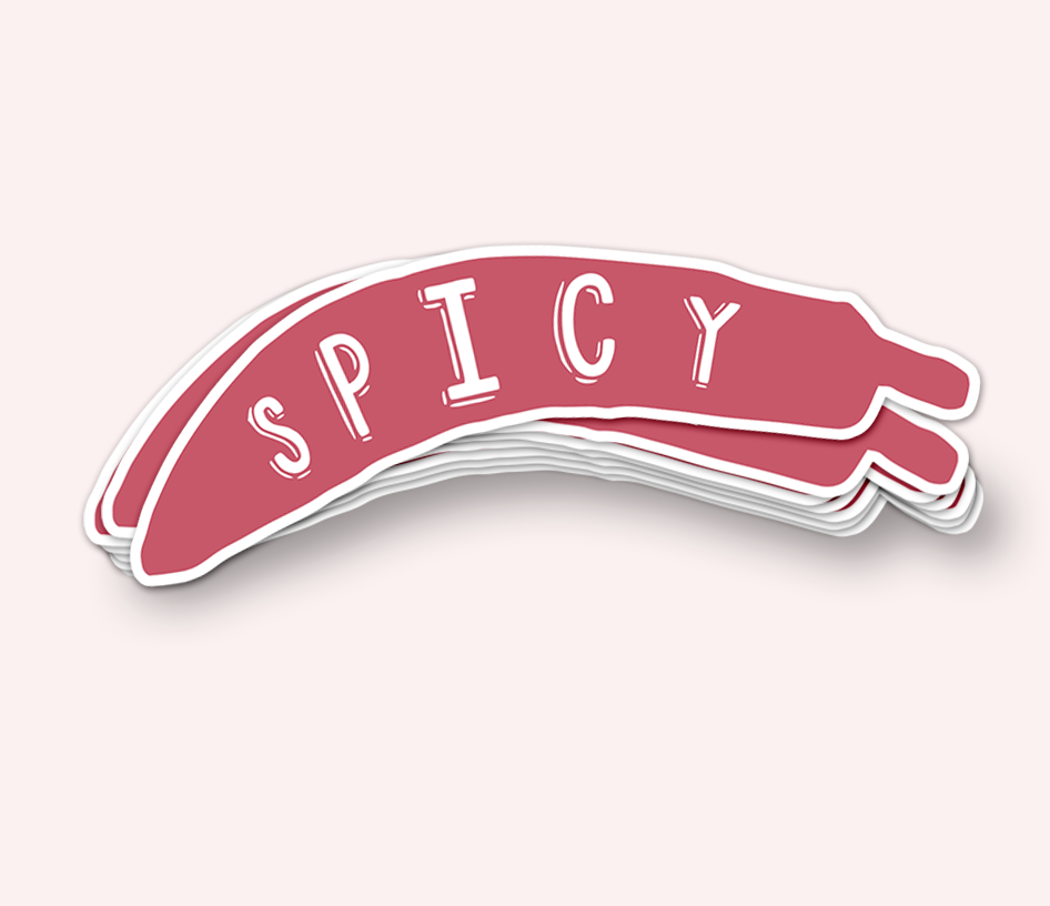 Spicy Pepper Vinyl Sticker