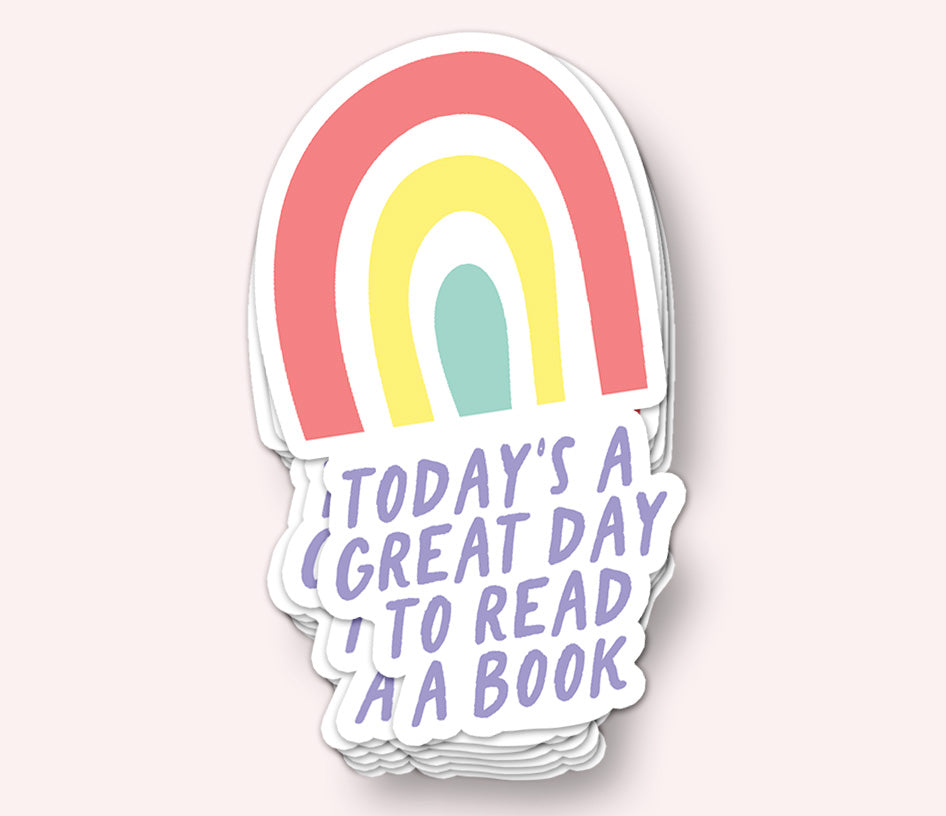 Today’s a Great Day to Read a Book Vinyl Sticker