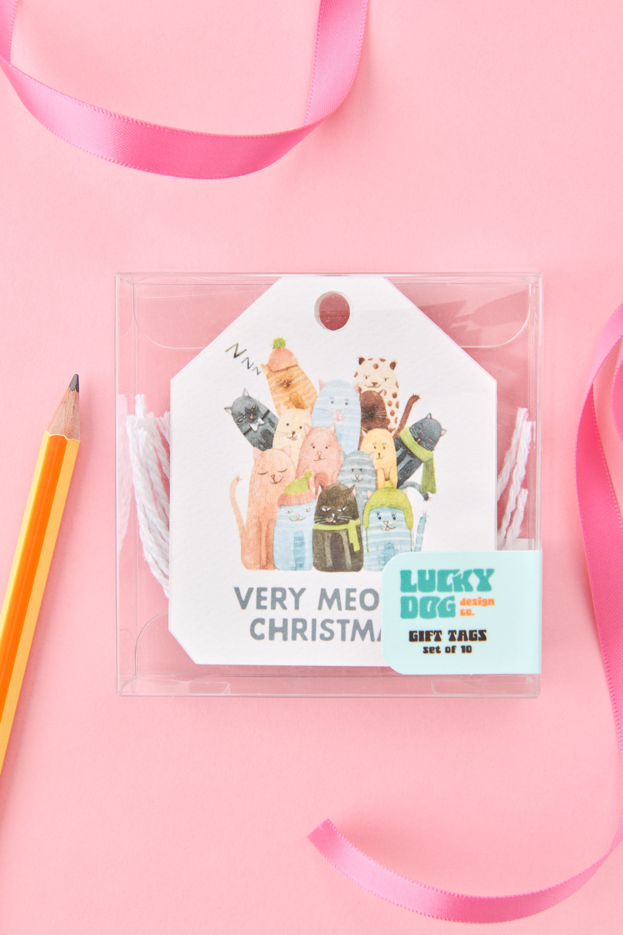 Very Meowy Christmas Gift Tags