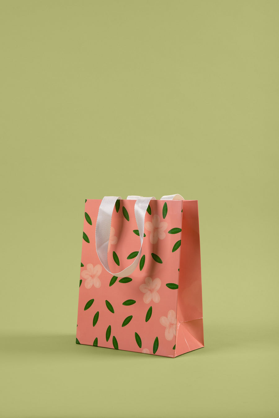 Peach Flower Gift Bag