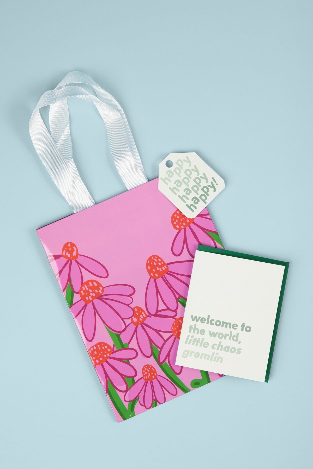 Echinacea Floral Gift Bag