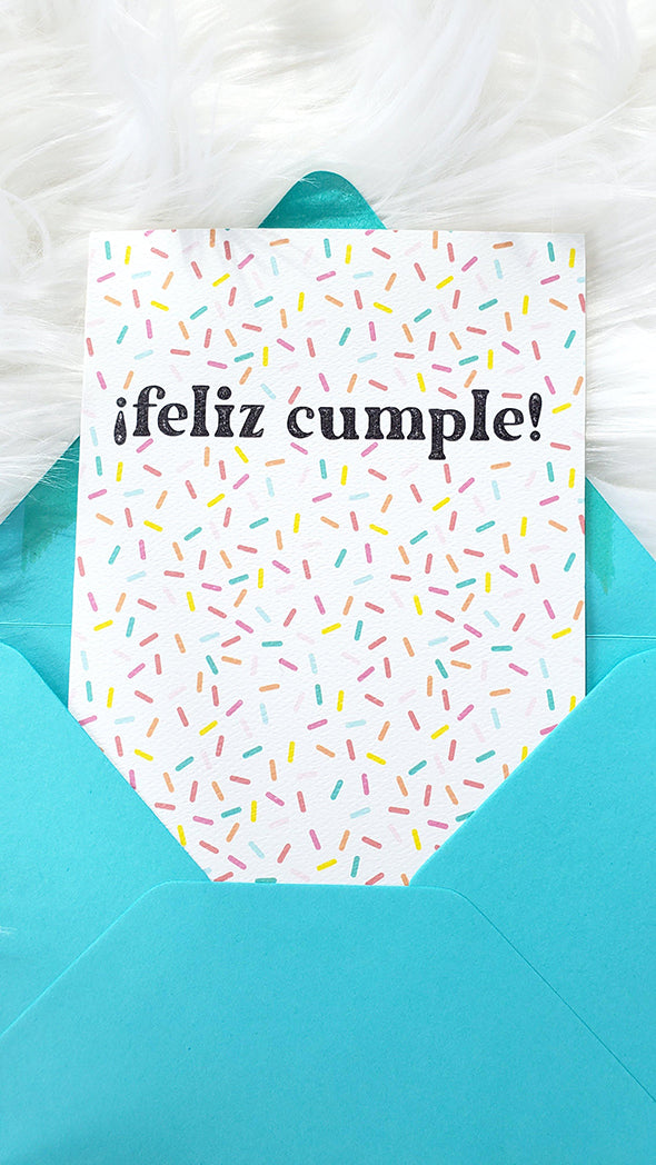 Photo of the ¡Feliz Cumple! Birthday Card by Lucky Dog Design Co.