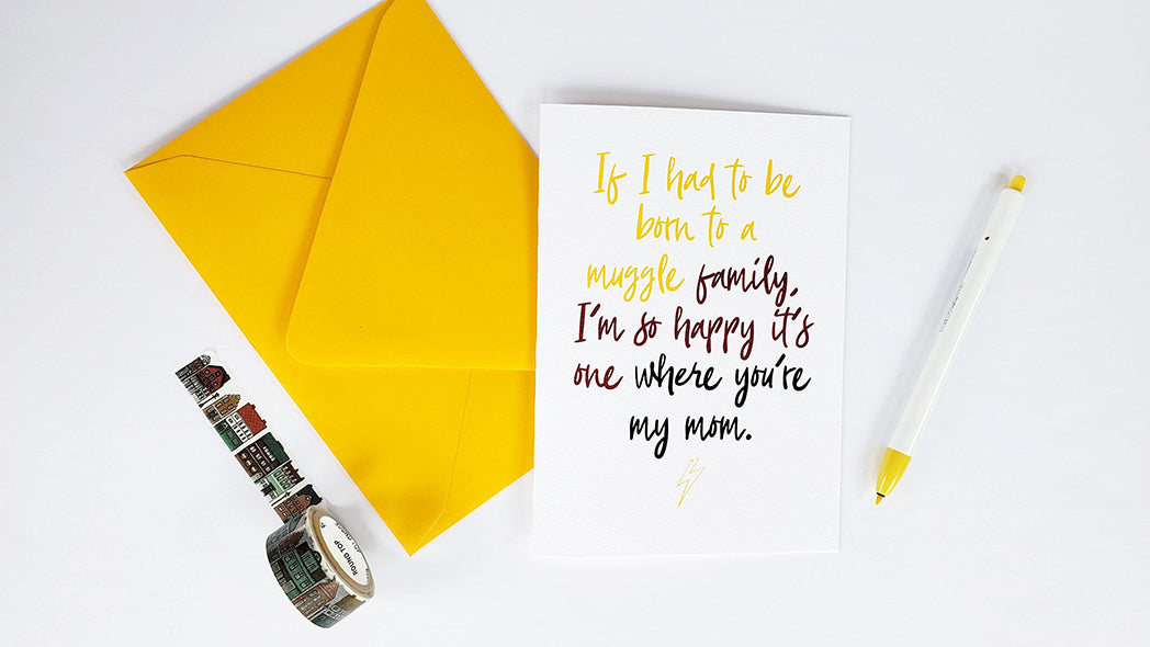 Photo of the Muggle Family Mother's Day Card by Lucky Dog Design Co.