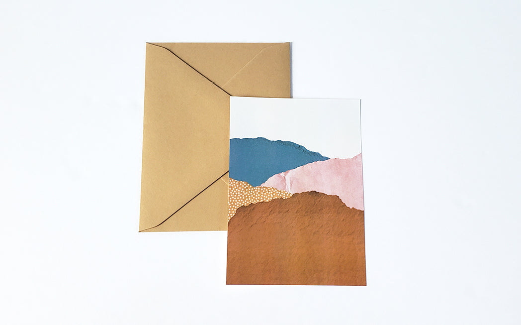 Photo of the Paper Deckled Sunset Mini Greeting Card Pack by Lucky Dog Design Co.