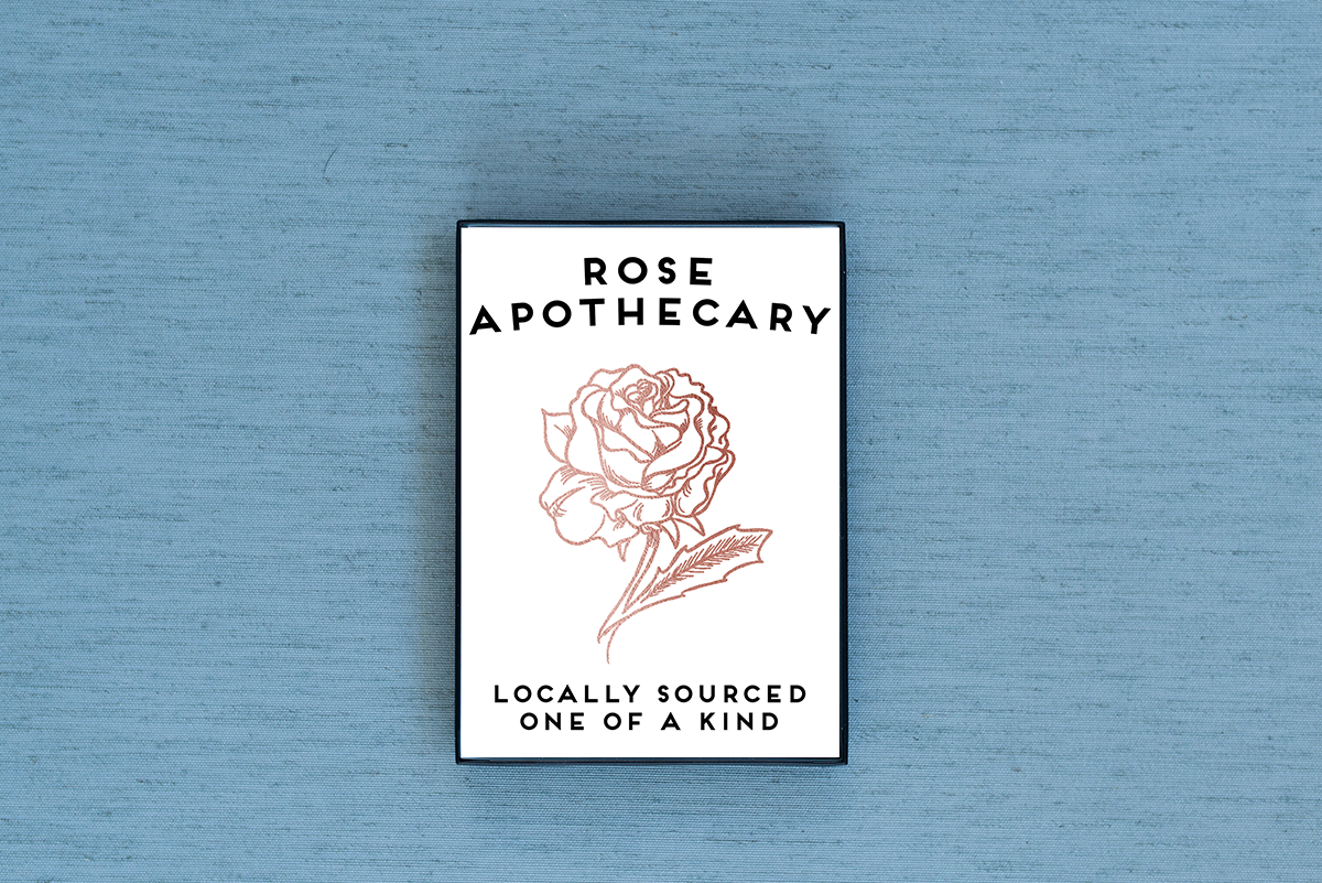 Photo of the Rose Apothecary Foiled & Framed Print in Green by Lucky Dog Design Co.