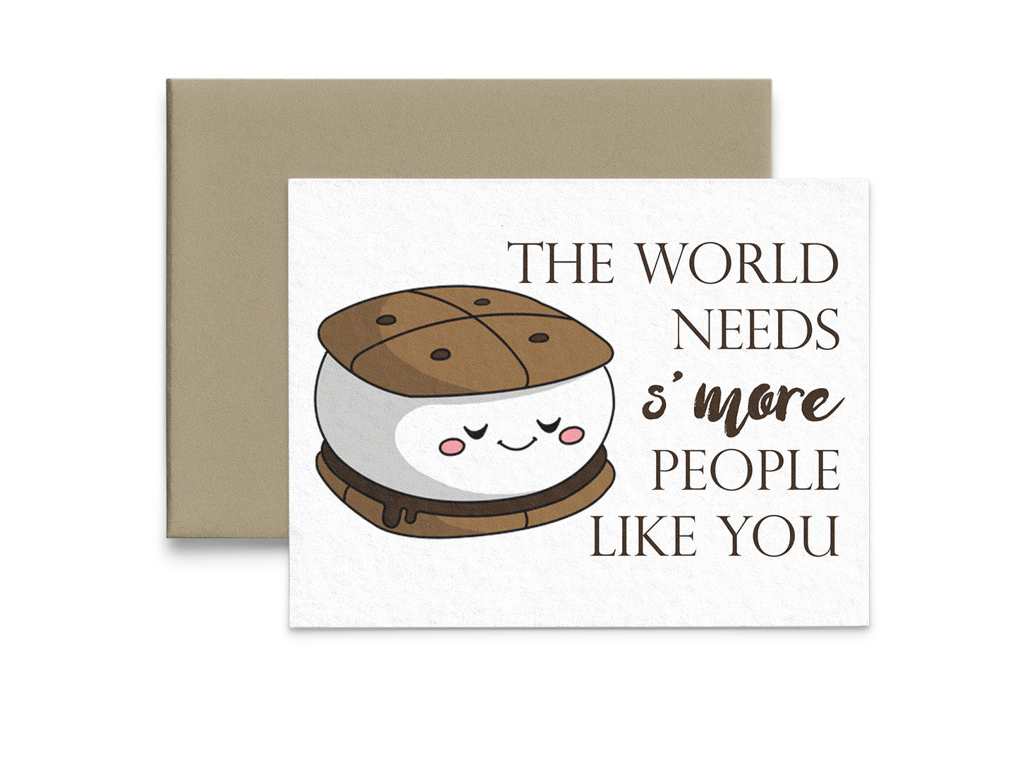 World Needs S'more People Like You Thank You Card